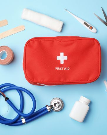 Why should there be a first aid kit