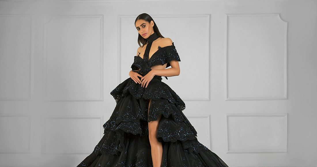 woman-in-black-dress